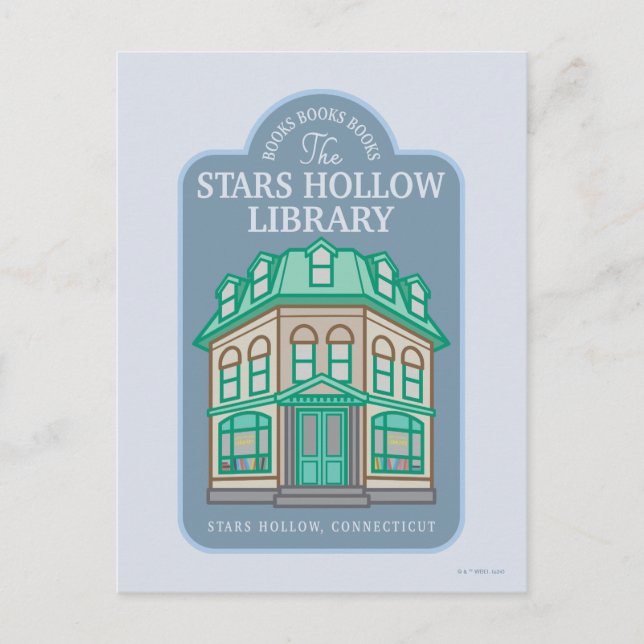 Gilmore Girls | Stars Hollow Library Postkarte (Vorderseite)