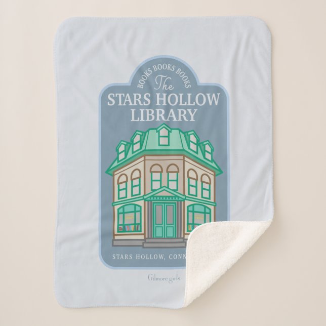 Gilmore Girls | Stars Hollow Library Sherpadecke (Vorderseite)