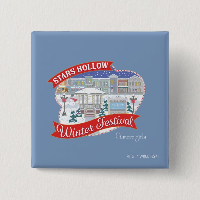 Gilmore Girls | Stars Hollow Winter Festival Button (Vorderseite)