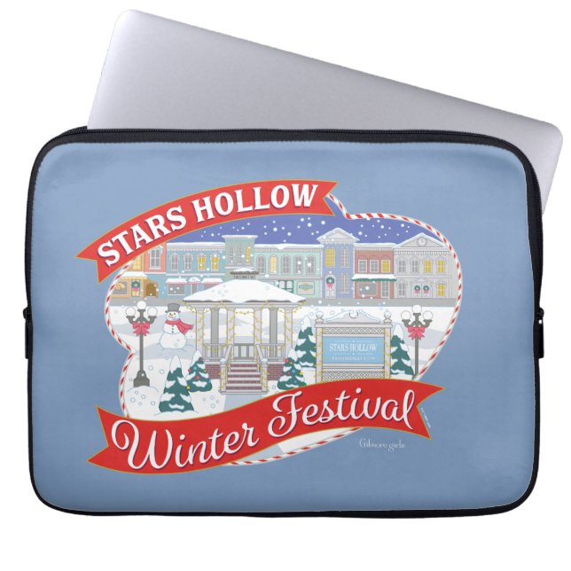 Gilmore Girls | Stars Hollow Winter Festival Laptopschutzhülle (Vorderseite)