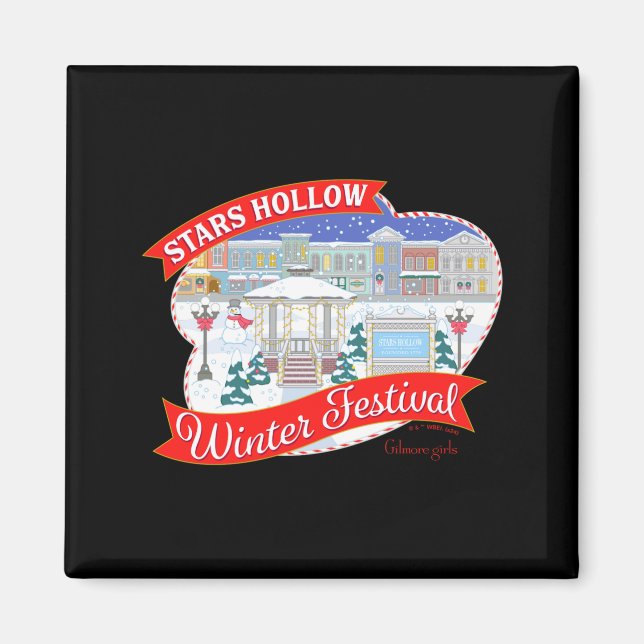 Gilmore Girls Stars Hollow Winter Festival  Magnet (Vorne)