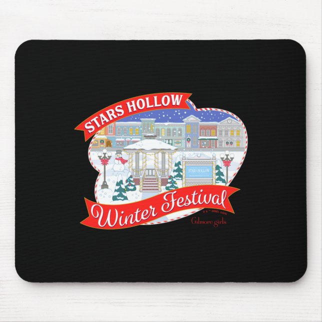 Gilmore Girls Stars Hollow Winter Festival  Mousepad (Vorne)