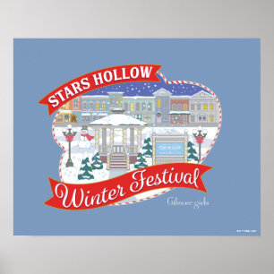 Gilmore Girls   Stars Hollow Winter Festival Poster