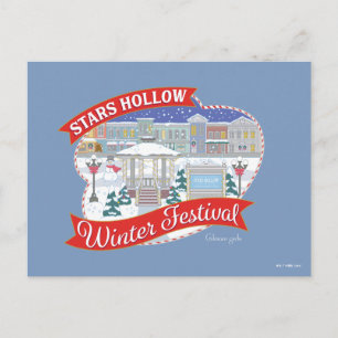 Gilmore Girls   Stars Hollow Winter Festival Postkarte