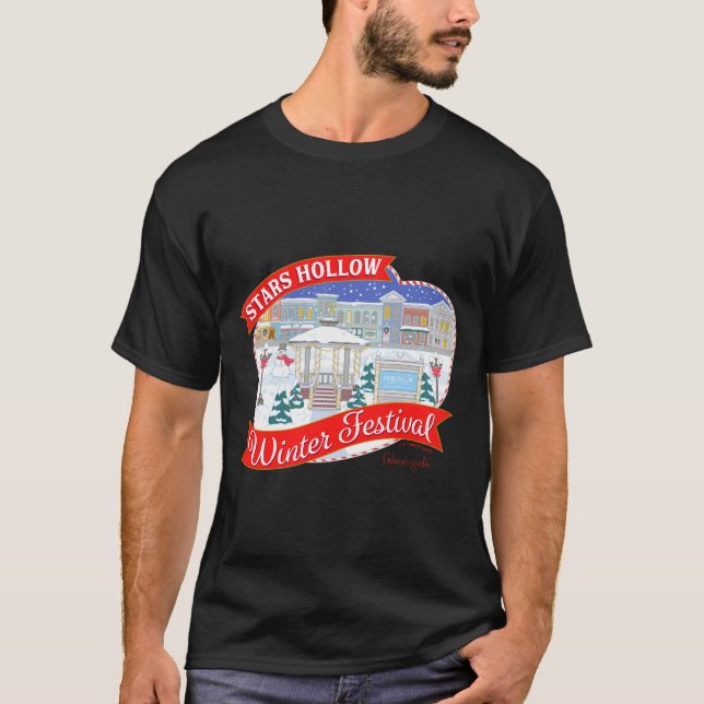 Gilmore Girls Stars Hollow Winter Festival  T-Shirt (Vorderseite)