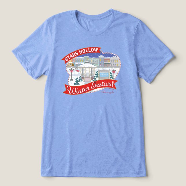 Gilmore Girls | Stars Hollow Winter Festival Tri-Blend Shirt (Design Vorderseite)