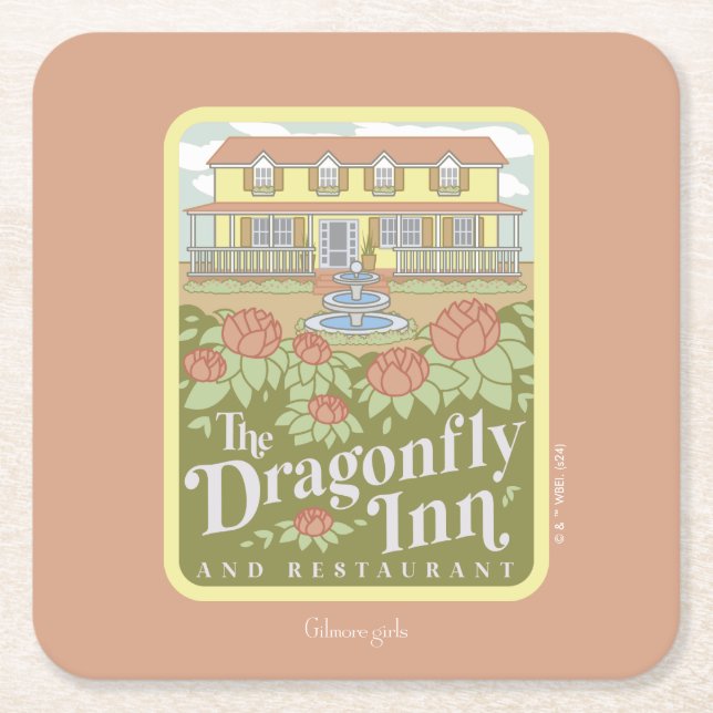 Gilmore Girls | The Dragonfly Inn & Restaurant Rechteckiger Pappuntersetzer (Vorderseite)