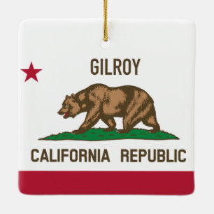 Gilroy CA Keramikornament
