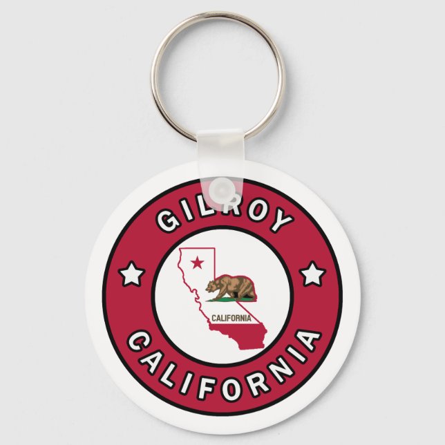 Gilroy California Schlüsselanhänger (Vorderseite)