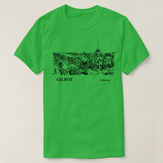 Gilroy California TShirt 2 (Design vorne)