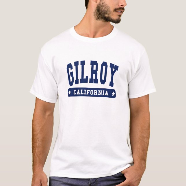 Gilroy California Uni Style T-Shirts (Vorderseite)