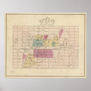 Gilroy, Kalifornien Poster