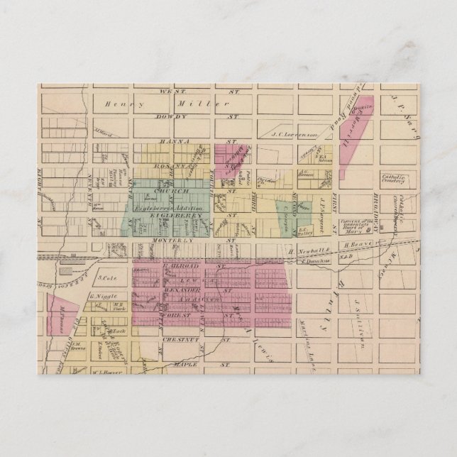 Gilroy, Kalifornien Postkarte (Vorderseite)