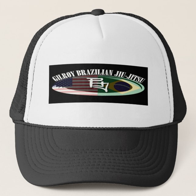 GilroyBJJbanner3 Truckerkappe (Vorderseite)