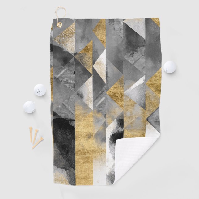 Gilt Reflections I Golfhandtuch (Insitu)