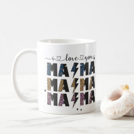 Giltter Mama Pattern Happy Mütter Day Mama Kaffeetasse
