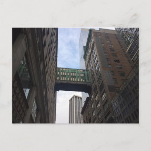 Gimbels Sky Bridge Midtown Manhattan NYC Postcard Postkarte