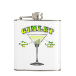 Gimlet Martini Cocktail Recia Flachmann