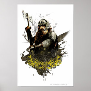 GIMLI™ mit AX Vector Collage Poster