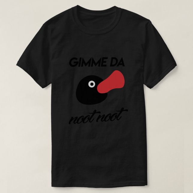 Gimme da noot - Pingu Classic T-Shirt (Design vorne)