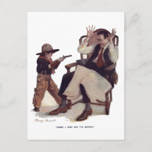 Gimme ein Dime für die Filme! Postkarte