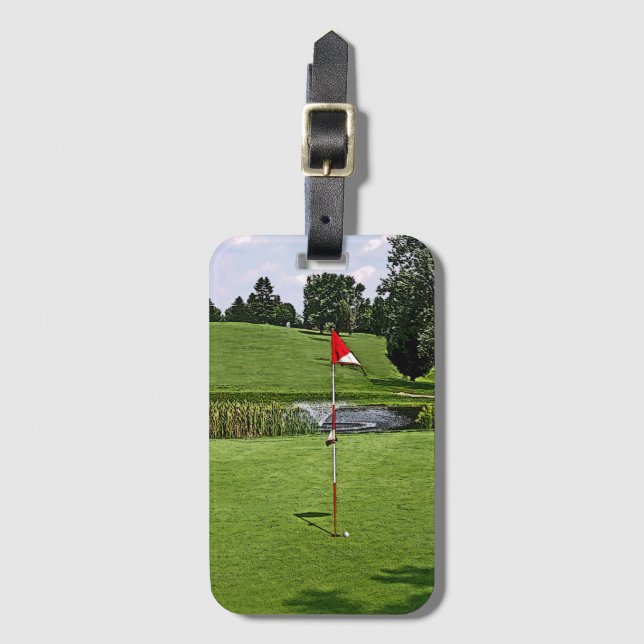 Gimme Golf Luggage Tag Gepäckanhänger (Vorderseite Vertikal)