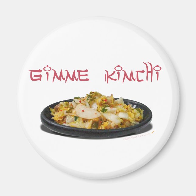 Gimme Kimchi Kimchi Lovers Magnet (Vorne)