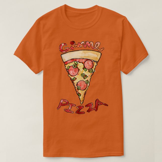 Gimme Pizza T-Shirt (Design vorne)