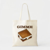 Gimme S'more Campfire Marshmallow Smores Tasche