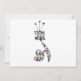 Gimmel - Hebrew Letter Einladung