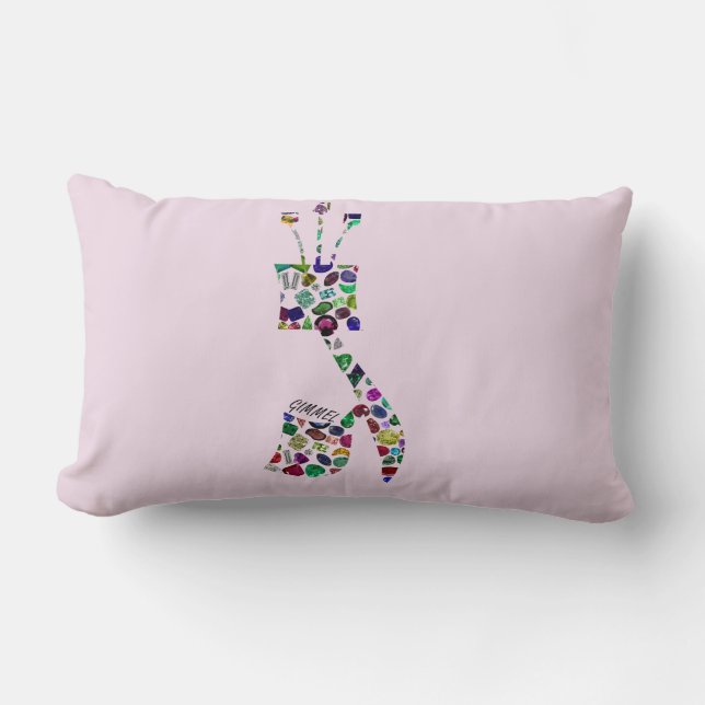 Gimmel - Hebrew Letter Lendenkissen (Vorderseite)