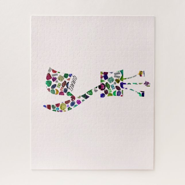 Gimmel - Hebrew Letter Puzzle (Vertikal)