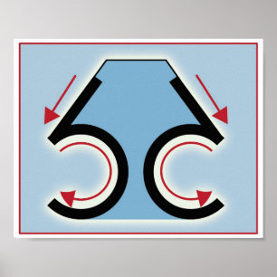 Gimmel - Zayin Schreibens-Plakat Poster