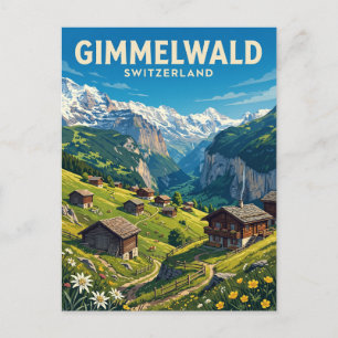 Gimmelwald Schweiz Postkarte