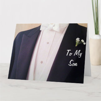 GIMMER IN SEINEM TUX-SON AM WEDDTAG KARTE