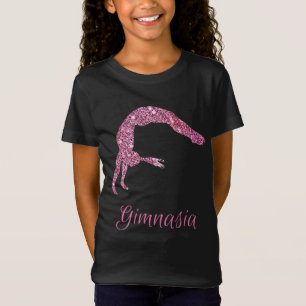 Gimnasia (Spanisch) Pink Shimmer T - Shirt