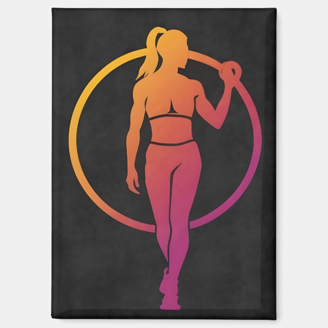 gimnastisch magnet (Vorderseite)