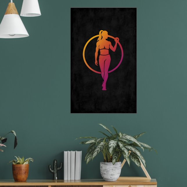 gimnastisch poster (Wohnzimmer 1)