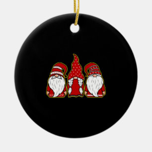 Gimp Zwarf Gnome Buddies mit langen Bärenbarten Sp Keramik Ornament
