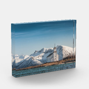 Gimsoy Church Lofoten Norwegen Fotoblock