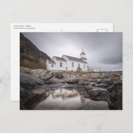 Gimsoy Church Lofoten Norwegen Postkarte