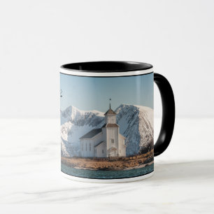 Gimsoy Church Lofoten Norwegen Tasse