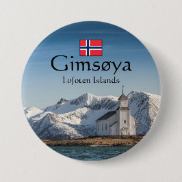 Gimsoya Lofoten Souvenir Button