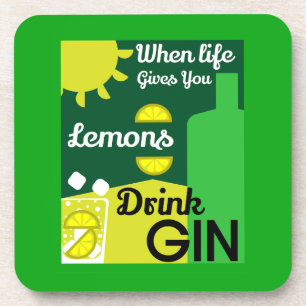 Gin Drinkers LIEBE WOHNGESTALTUNG Bars Servi Getränkeuntersetzer