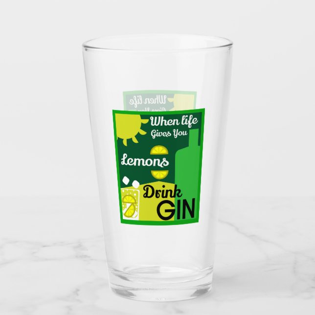 Gin Drinkers | Love Gin | Home Decor | Bars Servin Glas (Vorderseite)
