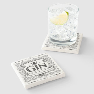Gin-Marmor-Getränkeuntersetzer Steinuntersetzer