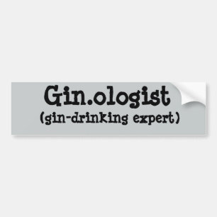 Gin.ologe Autoaufkleber