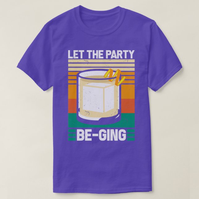 Gin Party Gin Lover T-Shirt (Design vorne)
