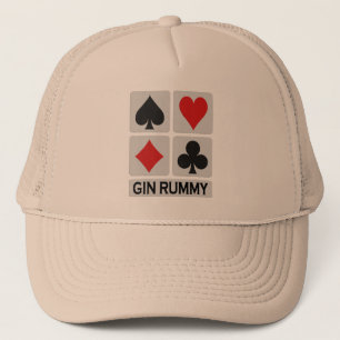 Gin Rummy hat - Farbe auswählen Truckerkappe