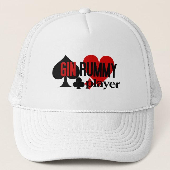 Gin Rummy Player hat Truckerkappe (Vorderseite)